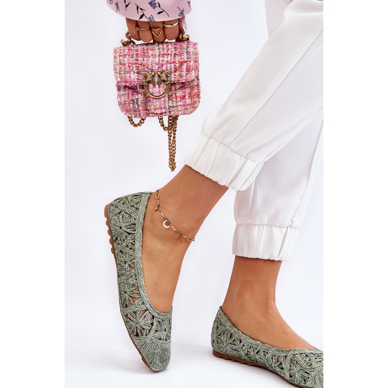 PS1 Harjakatkoiset muodikkaat baleriinit Green Thiago vihreä 2