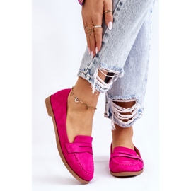 PS1 Mukavat mokkanahkaiset naisten loaferit Fuchsia Lucca vaaleanpunainen 1 PS1 Mukavat mokkanahkaiset naisten loaferit Fuchsia Lucca vaaleanpunainen 1