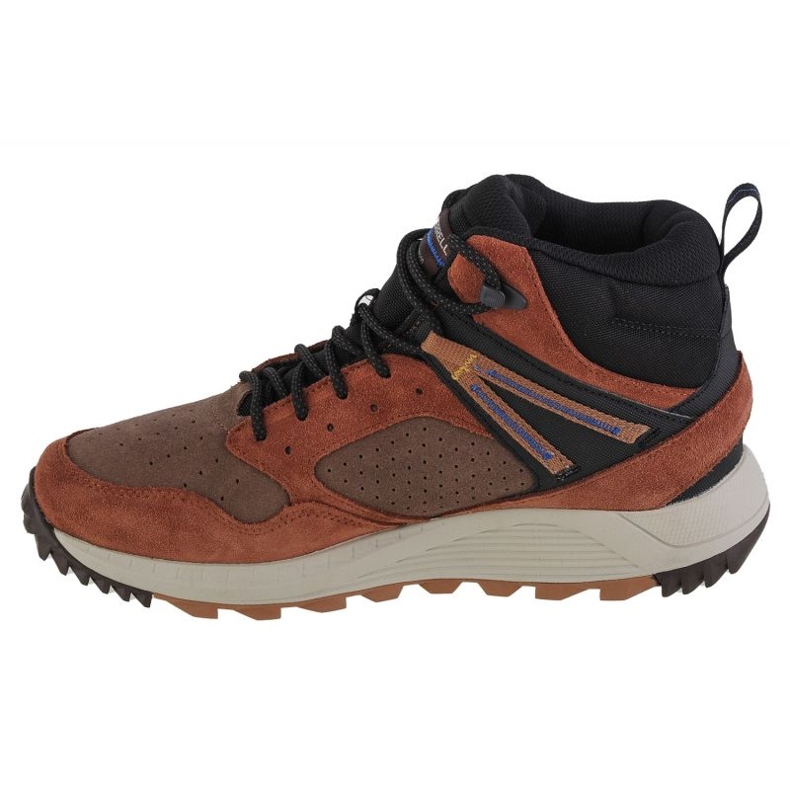 Merrell Wildwood Sneaker Mid Wp M J067299 kengät ruskea 1