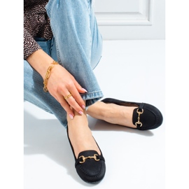 W. Potocki Naisten mustat mokasiinit Potockilta 2