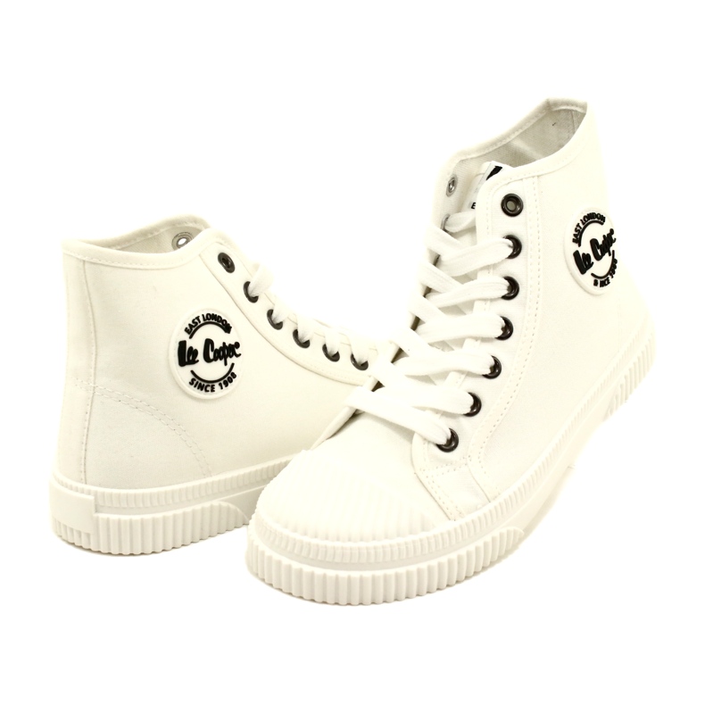 Naisten korkea valkoinen raitiovaunu Lee Cooper LCW-23-44-1607L 4
