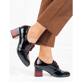 W. Potocki Naisten nauhakengät Potocki musta 2