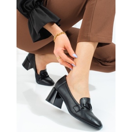 Naisten Vinceza mustakorkoiset pumput 2