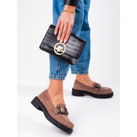 W. Potocki Naisten mokkanahkahousut Potocki beige 1