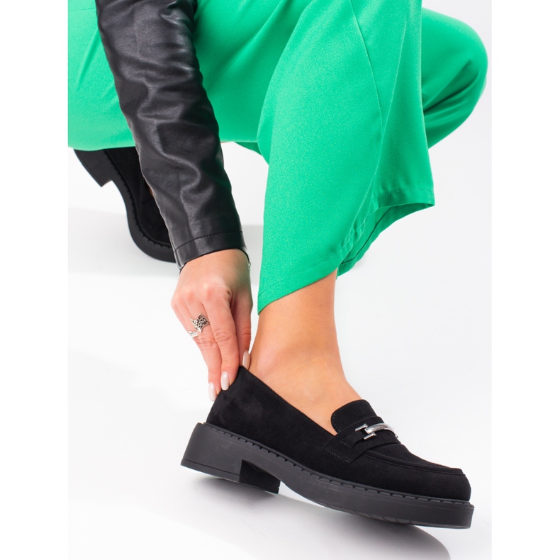 W. Potocki Potocki naisten housut mustalla alustalla 2