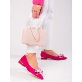 Naisten Shelovet matalakorkoiset pumput fuksiaa mokkaa vaaleanpunainen 1