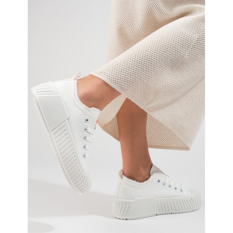 Seastar Shelovet naisten matalat tennarit, valkoiset valkoinen 2