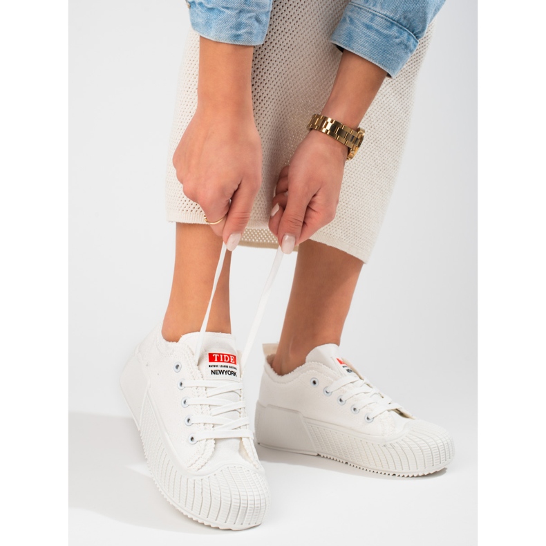 Seastar Shelovet naisten matalat tennarit, valkoiset valkoinen 1