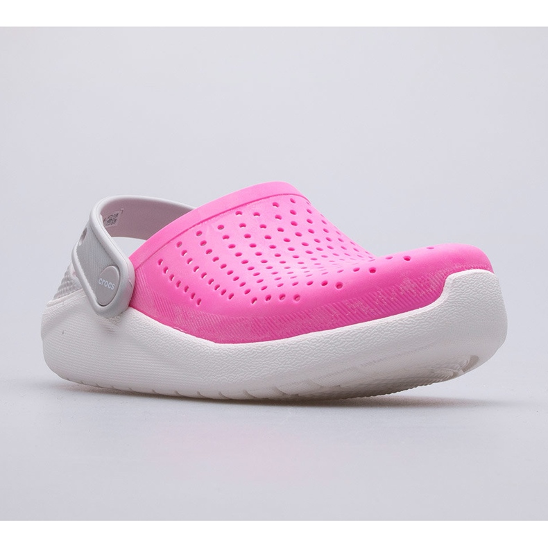 Puukengät CROCS Literide Clog Kids 205964-6QR vaaleanpunainen 1