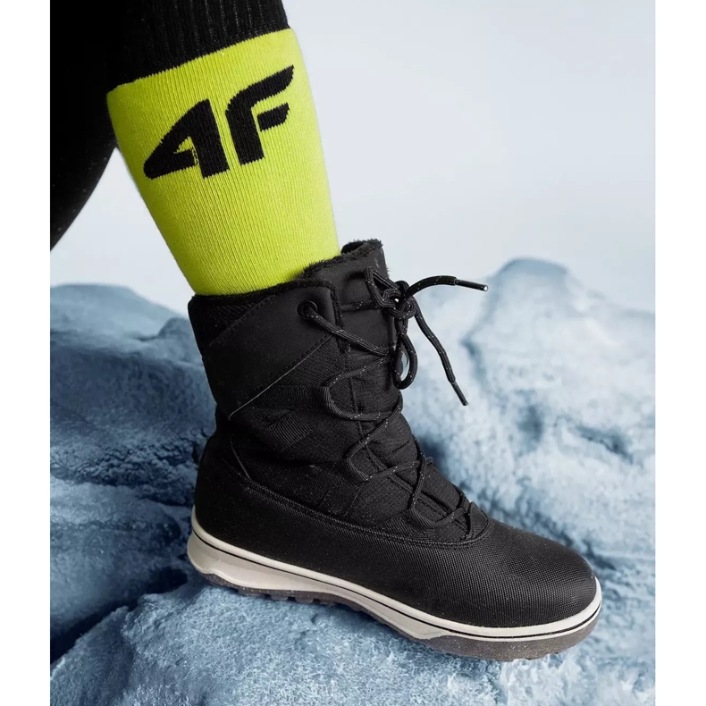 Lasten talvikengät 4F 4FJAW22FSBSF005-20S musta 1