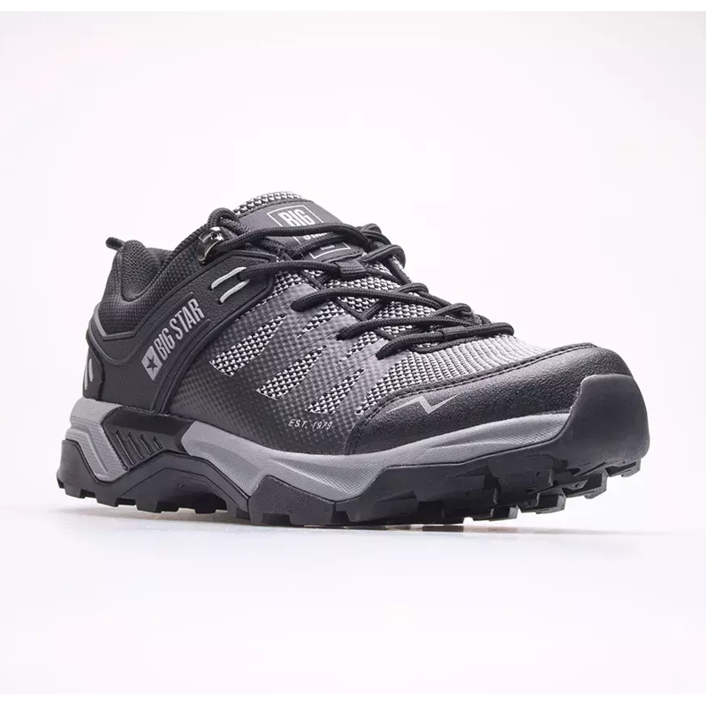 Big Star miesten kengät KK174105 musta harmaa 1