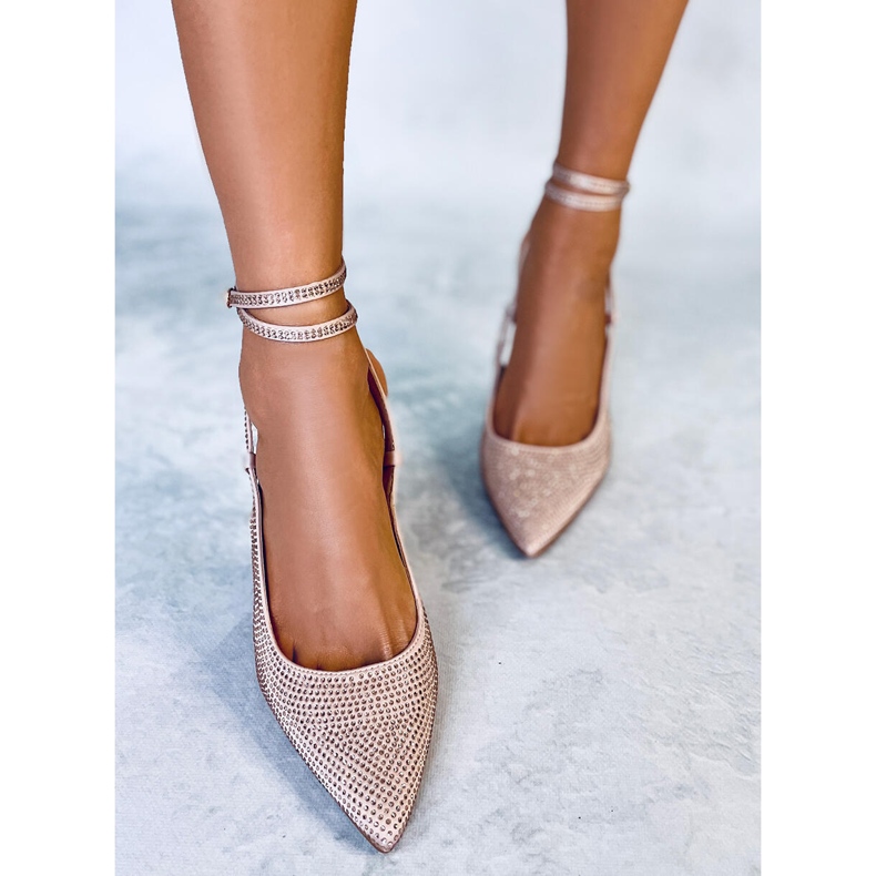 BM Bonnie Nude -kivillä sidottu pinssit vaaleanpunainen 1