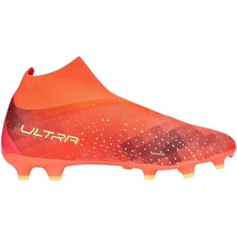 Puma Ultra Match+ Ll FG/AG M 107032 03 jalkapallokengät oranssi appelsiinit ja punaiset 1