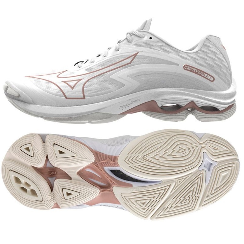Mizuno Wave Lightning Z7 W V1GC220036 lentopallokengät valkoinen valkoinen 1
