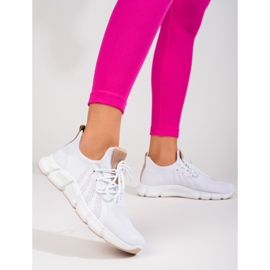 Shelovet valkoiset lenkkarit beigellä sisäkkeellä valkoinen 1