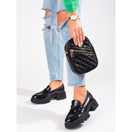 Seastar Naisten mustat Shelovet-patenttiloaferit 2