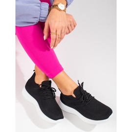 Shelovet mustat tekstiiliurheilukengät 1