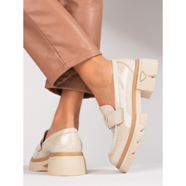 Seastar Naisten patenttiloafers Shelovet beige 2