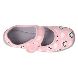 Befado lasten kengät 955X021 valkoinen vaaleanpunainen harmaa 2