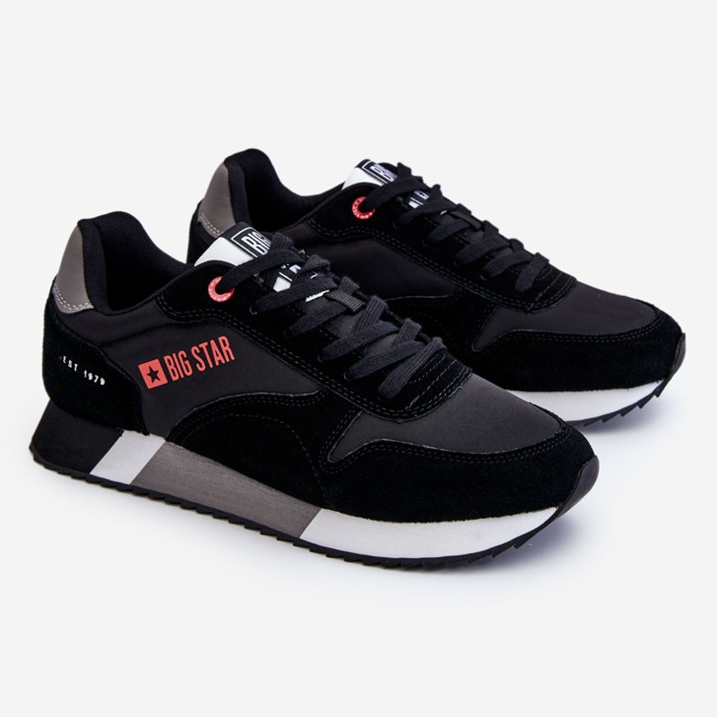 Miesten Memory Foam System Big Star -urheilukengät LL174158 musta 1