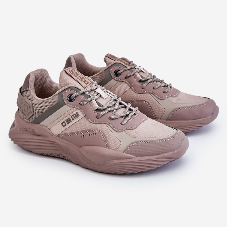 Miesten kevyet lenkkarit Memory Foam System Big Star LL174151 beige 1