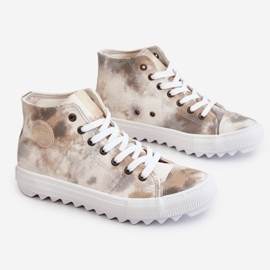 Naisten tennarit Big Star LL274047 valkoinen-vihreä 1