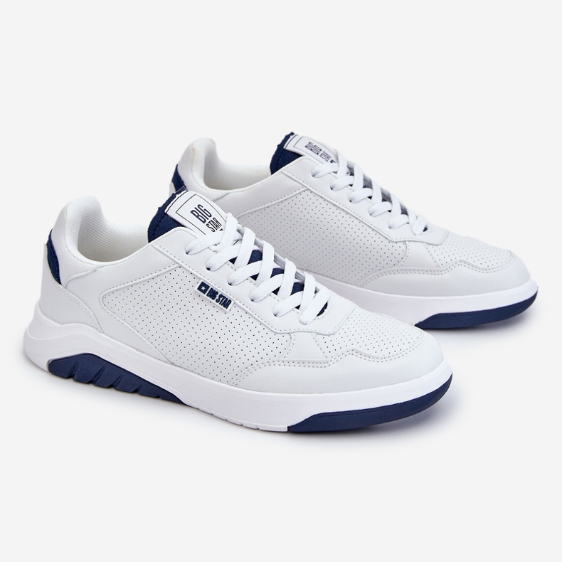 Miesten Memory Foam Big Star -urheilukengät JJ174318 Valkoinen 1