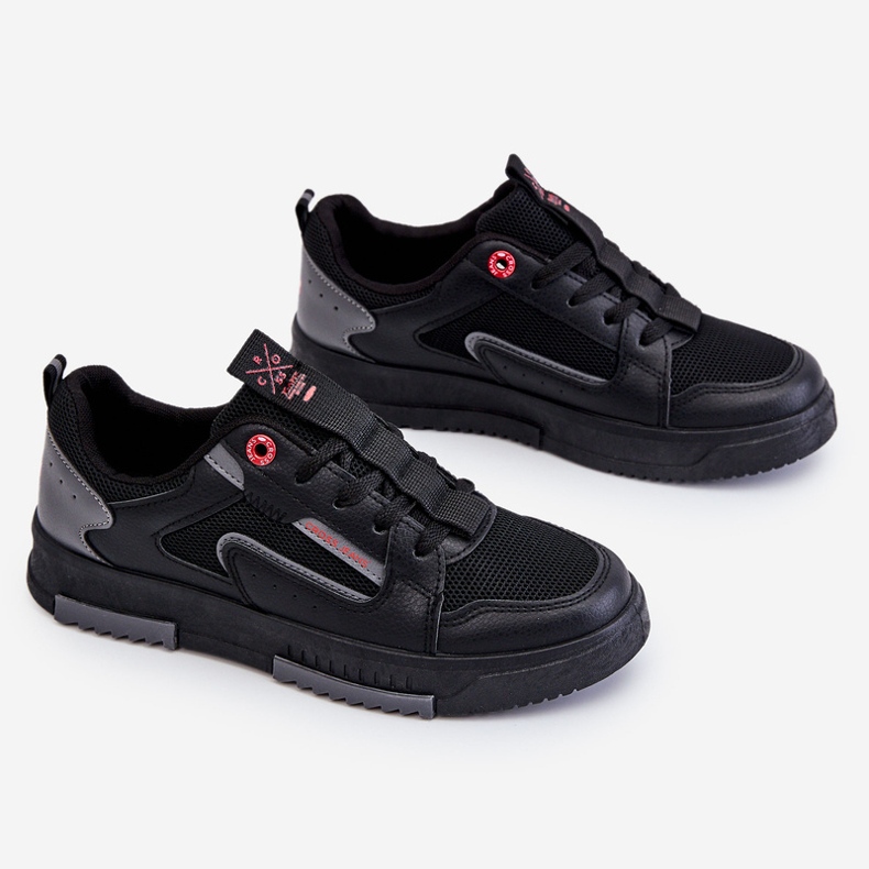 Cross Jeans Naisten Cross Farkut matalat tennarit LL2R4012C Musta 2