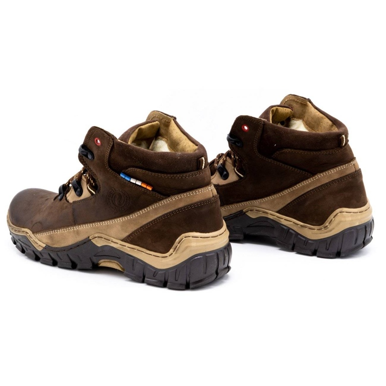 Olivier Miesten 134GT ruskeat talvikengät 4