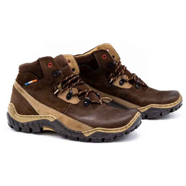 Olivier Miesten 134GT ruskeat talvikengät 2