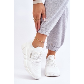 Naisten kevyet tennarit Memory Foam System Big Star JJ274268 valkoinen 1