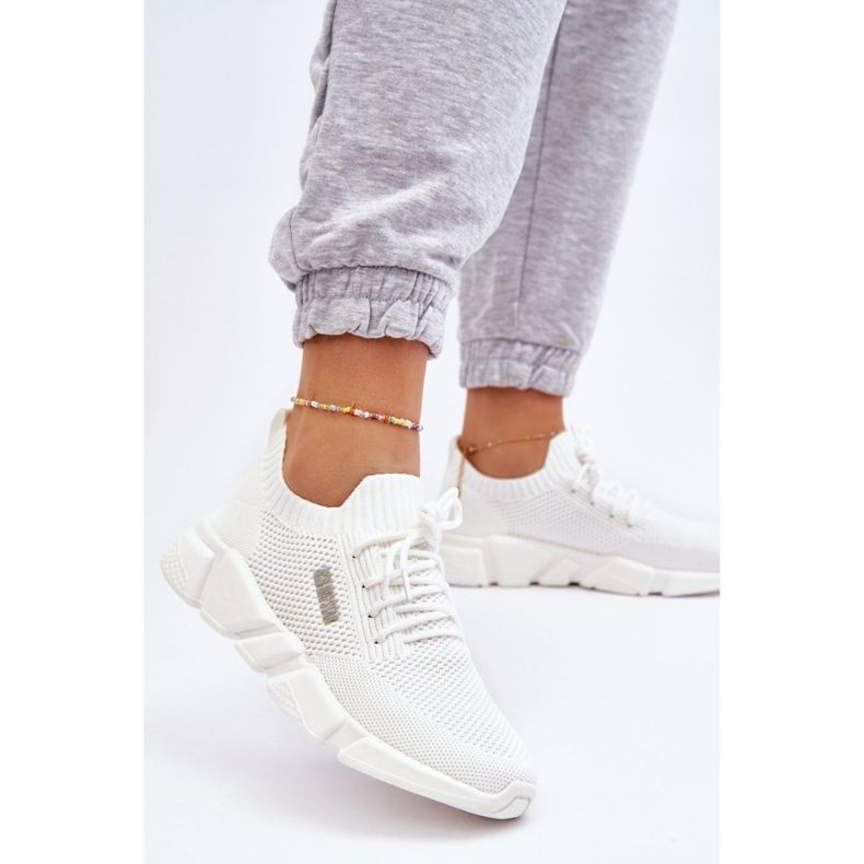 Naisten kevyet tennarit Memory Foam System Big Star JJ274268 valkoinen 2