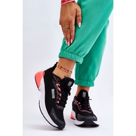 Muodikkaat Memory Foam System Big Star -urheilukengät LL274318 musta 2