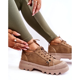 Suede urheilukengät Big Star KK274511 beige 3