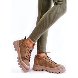 Suede urheilukengät Big Star KK274511 beige 1