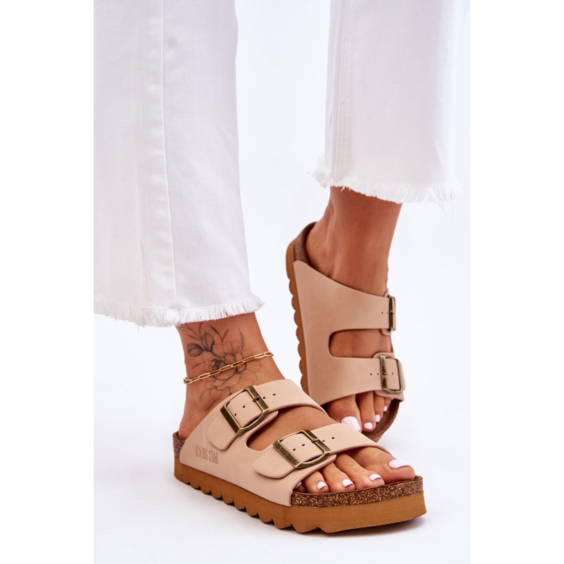 Klassiset naisten Big Star -tossut LL274478 beige 2