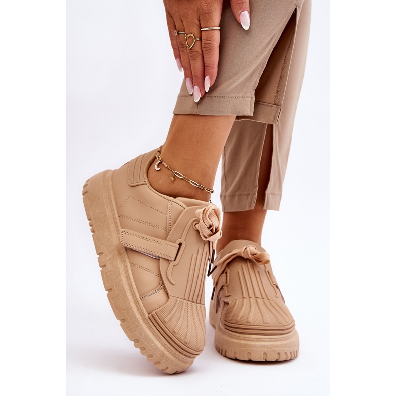 PG1 Naisten muodikkaat urheilukengät beige Genesis 1