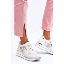 PG1 Valkoiset Braylen-nahkaiset matalakiilalliset urheilukengät valkoinen 2