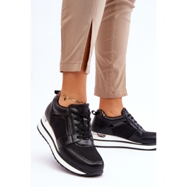 PG1 Mustat Braylen Low Wedge -nahkaiset urheilukengät 2