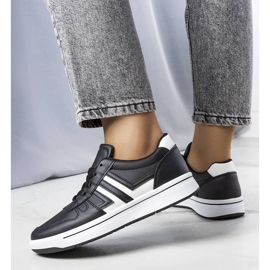 BM Olympian mustat tennarit valkoisilla sisäkkeillä 1