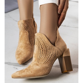 PA1 Hachéen tummanbeiget harjakattoiset saappaat 1