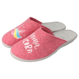 Befado värilliset naisten kengät 235D186 vaaleanpunainen harmaa monivärinen 2