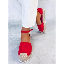 Espadrilles, sandaalit punainen 2138 Punainen 3