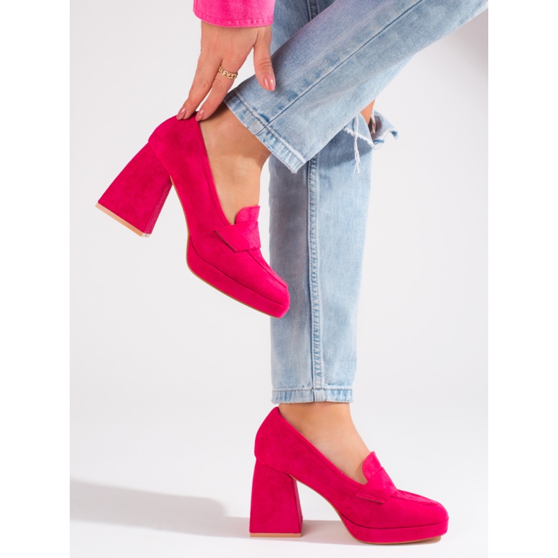 Vinceza Vincezin vaaleanpunaiset korkokengät vaaleanpunainen 2