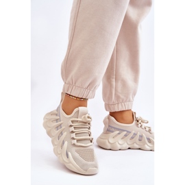 PG1 Naisten muodikkaat sukkalenkkarit beige Daxo 2