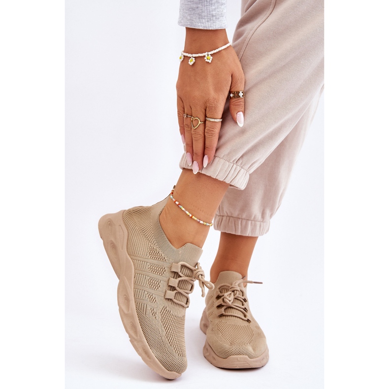 PG1 Naisten Ellisonin urheilukengät beige 1