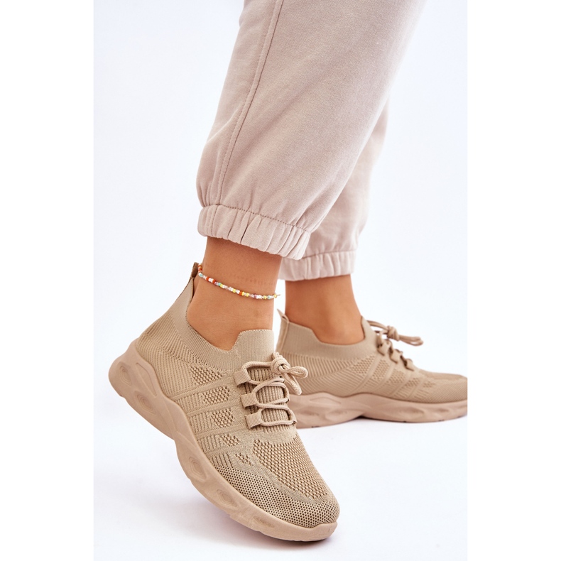 PG1 Naisten Ellisonin urheilukengät beige 2