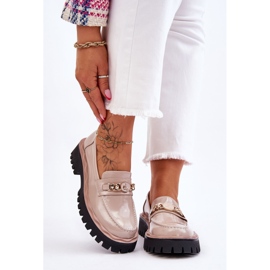S.Barski Lakattu alusta Loafers Beige Ronin 1