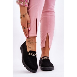 Naisten Slip-On lenkkarit, joissa koristelu Musta Alena 1