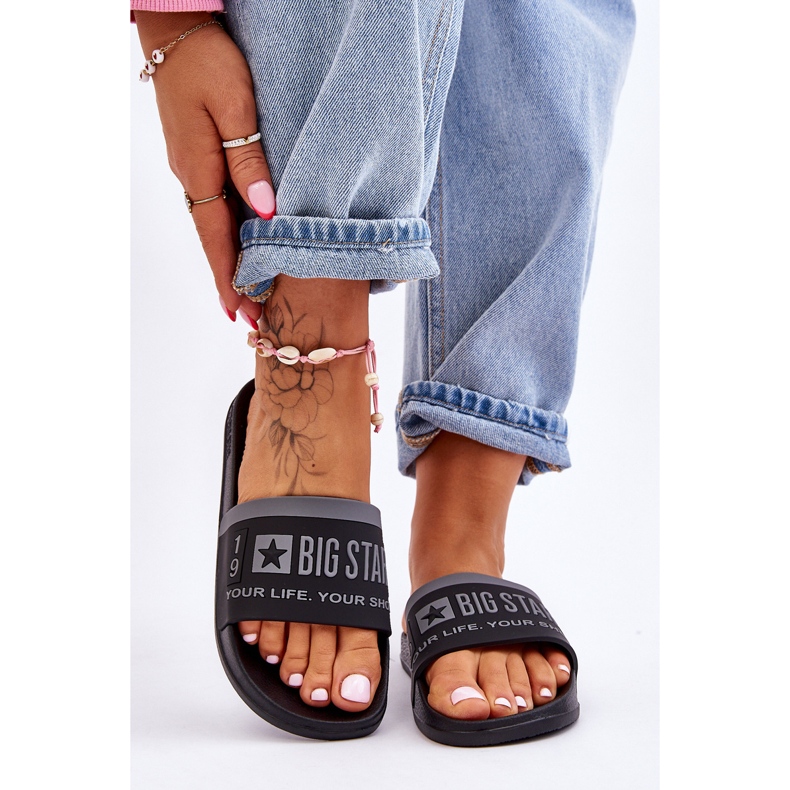 Naisten kevyet tossut Big Star LL274732 musta 1